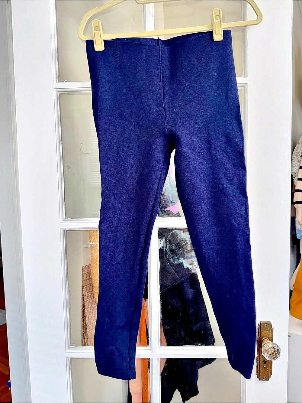 LOFT navy blue sculpt leggings in Petite Small